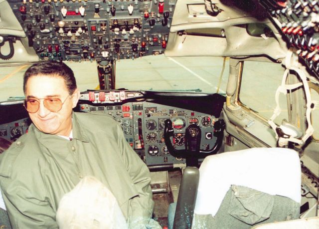 Steva Popov slika iz aviona